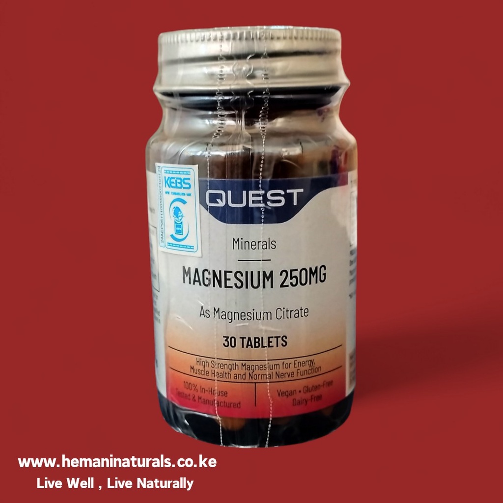 QUEST MAGNESIUM CITRATE 250MG TABS 30'S (3)