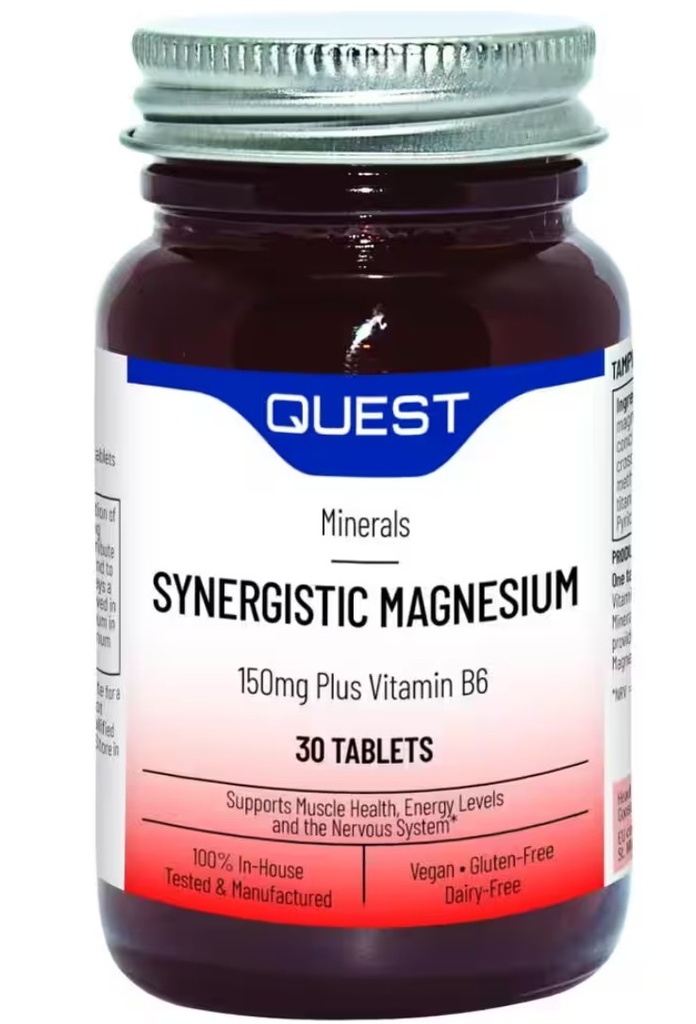 QUEST MAGNESIUM WITH B6 TABS 30'S (2)