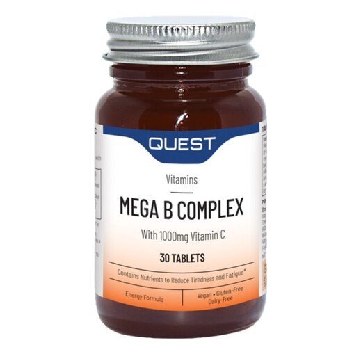 QUEST MEGA B COMPLEX & C TABS 30'S (2)
