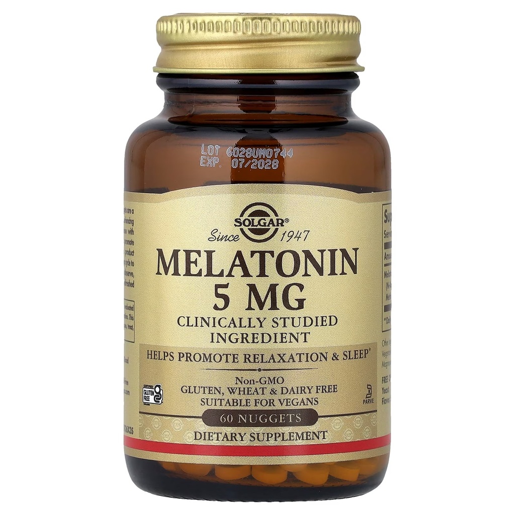 SOLGAR MELATONIN 3MG NUGGETS 120S (3)