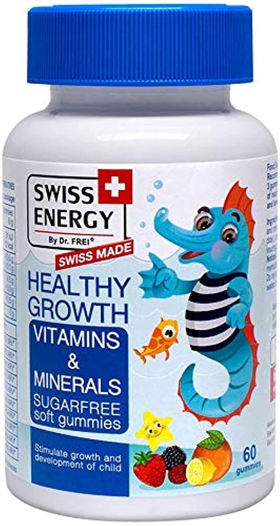 SWISS ENERGY HEALTHY GROWTH VIT&MINS 60 SOFT GUMMIES (3)
