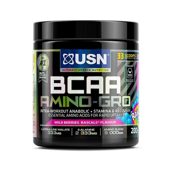 USN BCAA AMINO-GRO BLUEBERRY RASCAL (3)