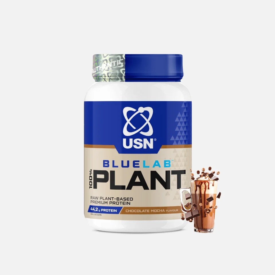 USN BLUELAB 100% PLANT PROTEIN STRAW SHORTCAKE 750G (4)