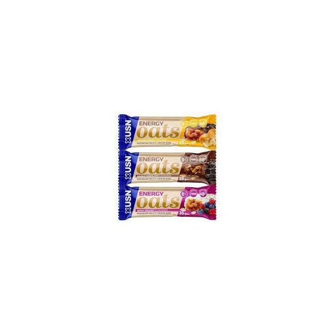 USN ENERGY OATS BAR 35G OATMEAL &RAISI 20'S (4)
