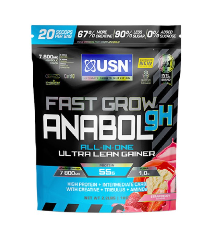 USN FAST GROW ANABOLIC 1KG STRAWBERRY (2)