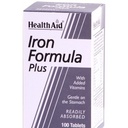 HEALTH AID IRON FORMULA PLUS TABS 100'S (2)