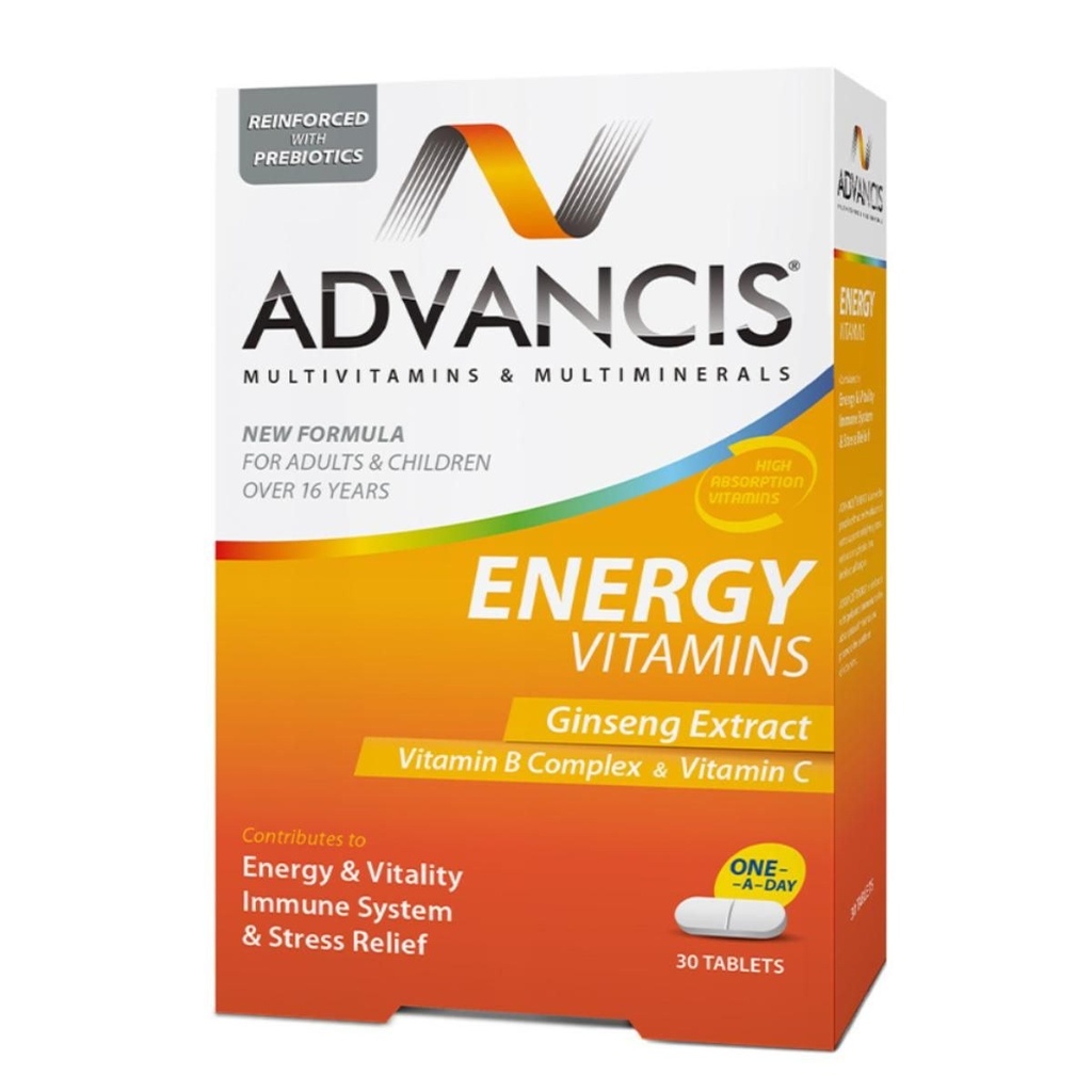 [JPR-0002] ADVANCIS ENERGY VITAMINS TABLET 30'S