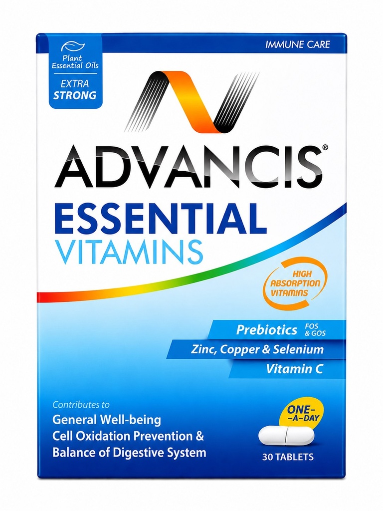 [JPR-0003] ADVANCIS ESSENTIAL VITAMINS TABS 30`S