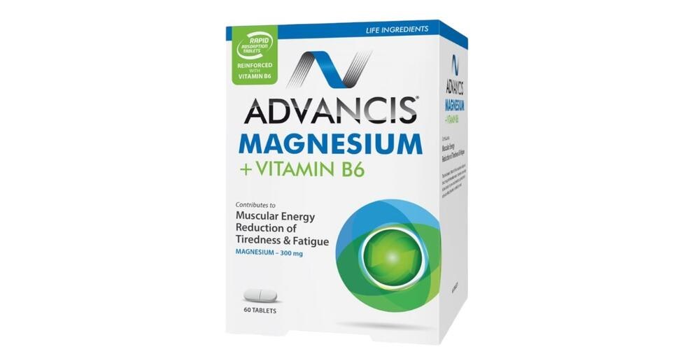 [JPR-0006] ADVANCIS MAGNESIUM+VIT B6 TABS 60'S