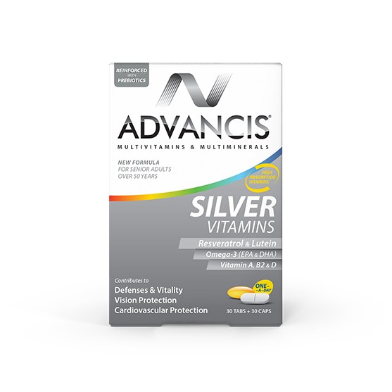 [JPR-0010] ADVANCIS SILVER VITAMINS 30TABS + 30CAPS