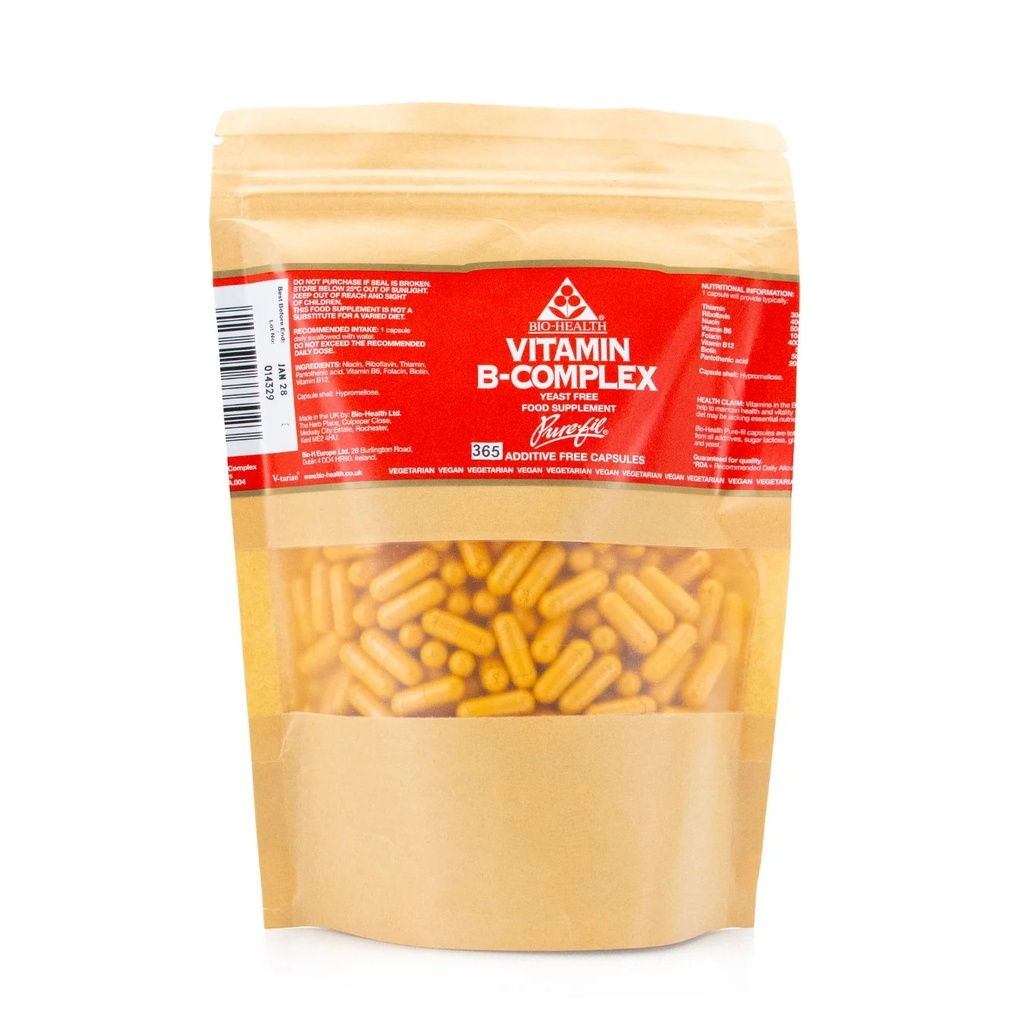 [JPR-0055] BIO HEALTH VITAMIN B-COMPLEX CAPS 60'S