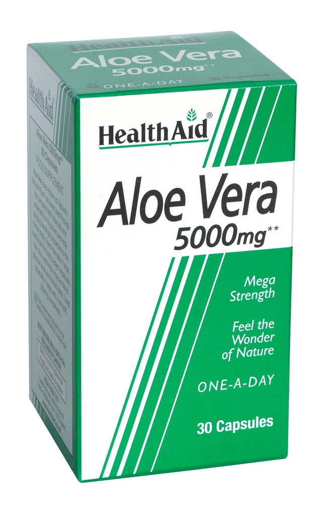 [JPR-0065] HEALTH AID ALOE VERA 5000MG 30'S