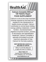 HEALTH AID CALCIUM COMPLETE 800MG 120'S