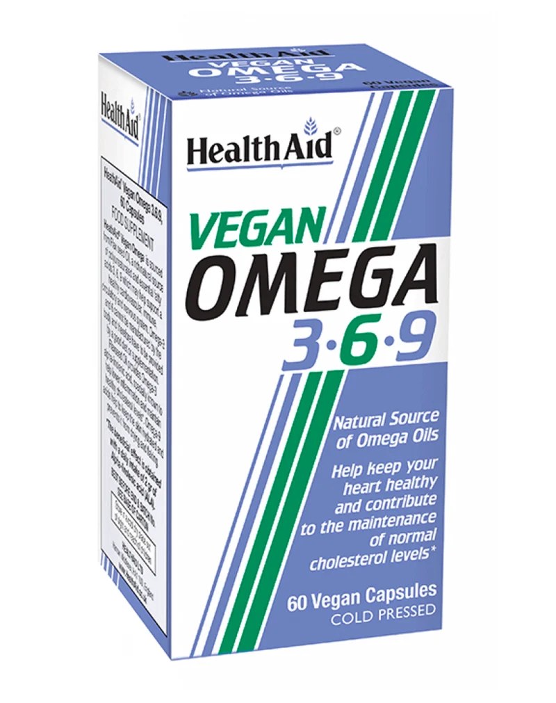 [JPR-0101] HEALTH AID VEGAN OMEGA 3-6-9 CAPS 60'S(HA)