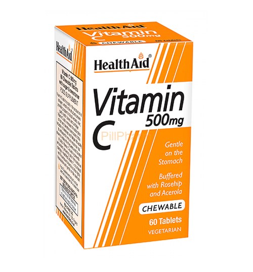 [JPR-0116] HEALTH AID VITAMIN C 500MG CHEW 60'S