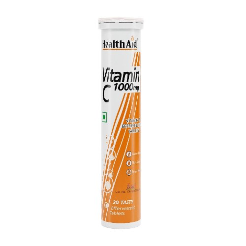 [JPR-0119] HEALTH AID VITAMIN C EFF 1G ORANGE 20'S