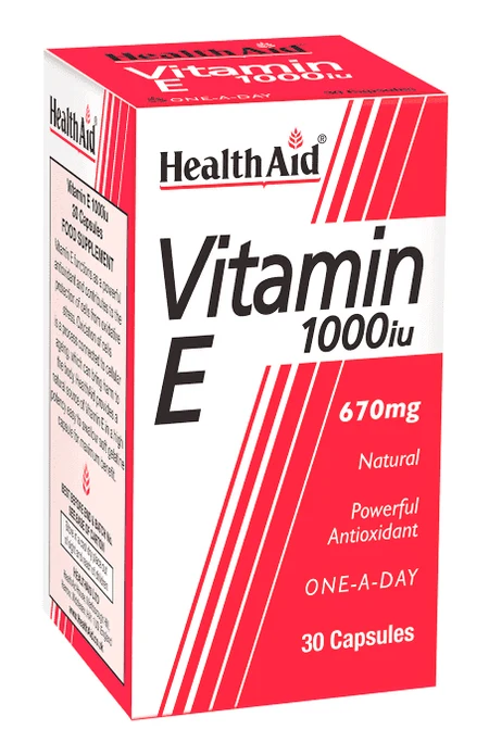 [JPR-0124] HEALTH AID VITAMIN E 1000IU 30's