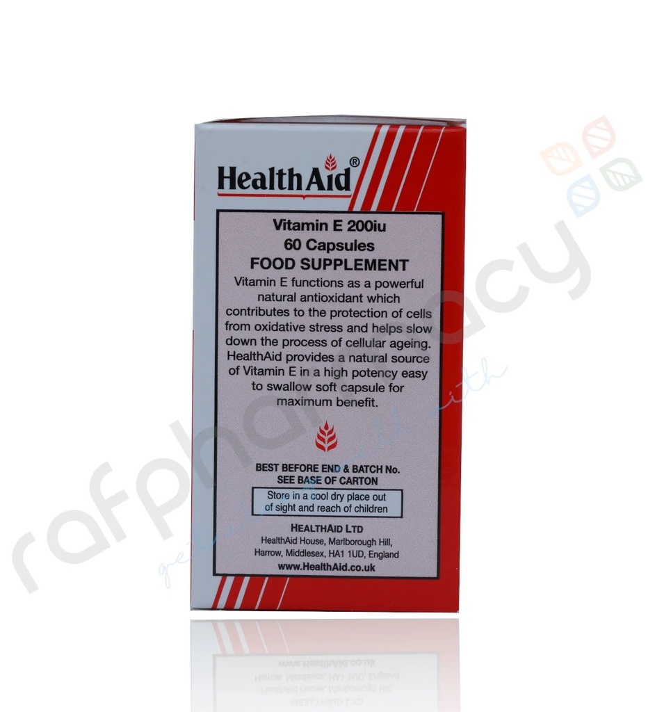 [JPR-0125] HEALTH AID VITAMIN E 200I.U 60'S