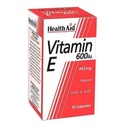 HEALTH AID VITAMIN E 600I.U 30'S
