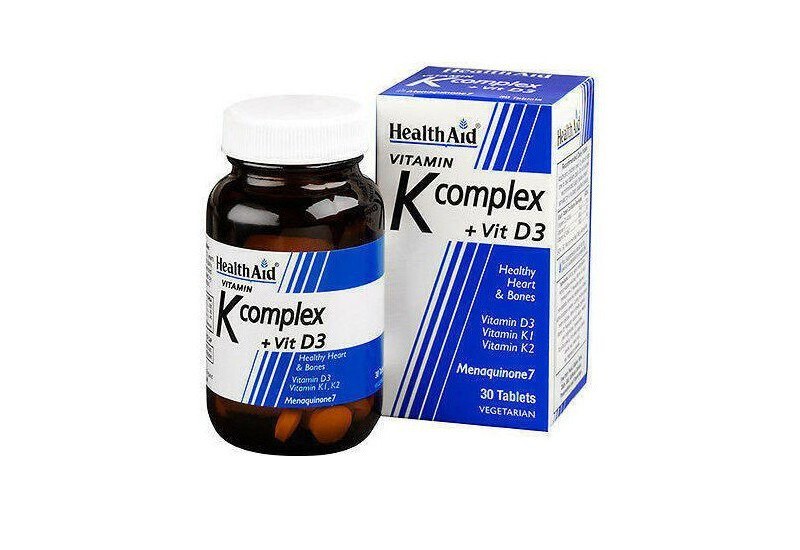 [JPR-0130] HEALTH AID VITAMIN K COMPLEX + VIT D 30'S