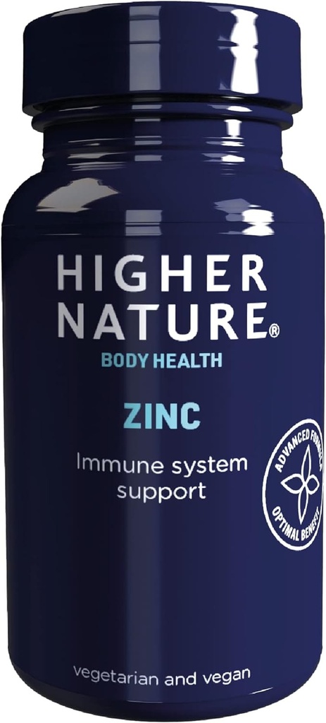 [JPR-0150] HIGHER NATURE ZINC 20MG WITH COPPER TABS 90S