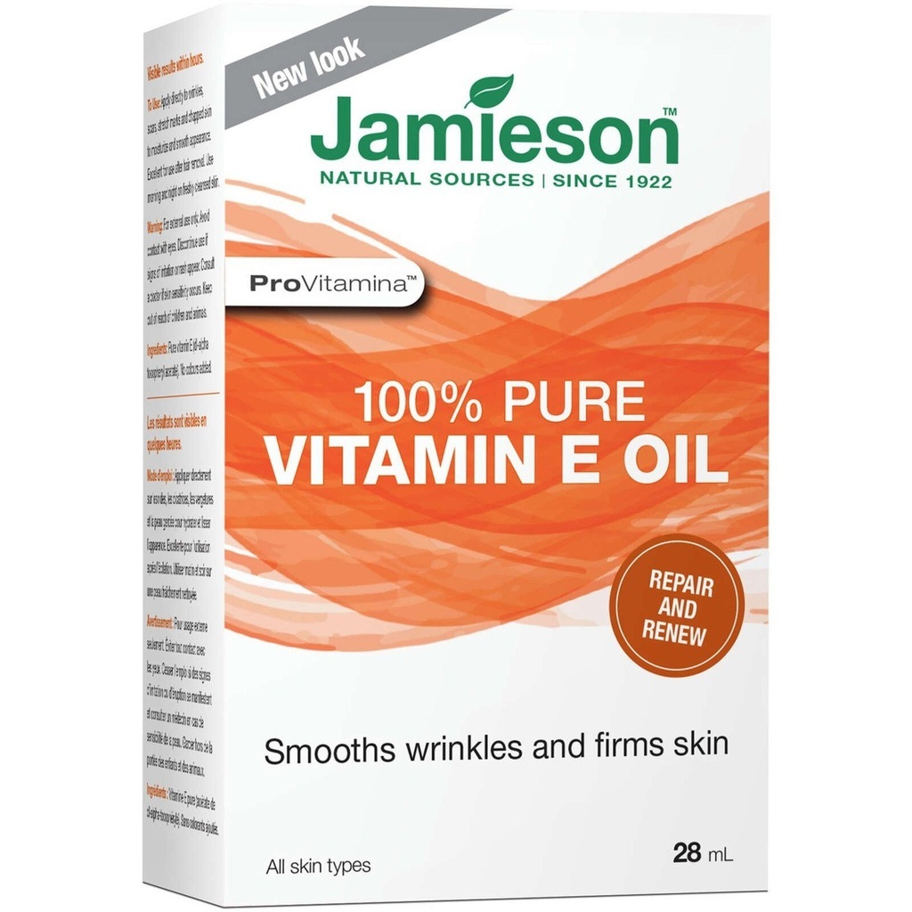 [JPR-0151] JAMIESON 100% PURE VITAMIN E OIL 28ML