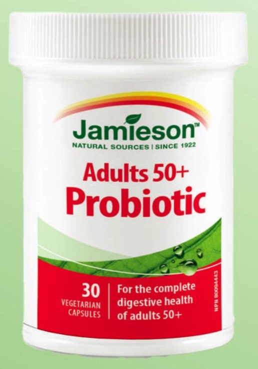 [JPR-0153] JAMIESON ADULT 50+PROBIOTIC COMPLEX VEGETARIAN CAPS 30'S