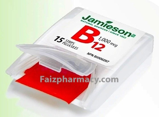 [JPR-0158] JAMIESON B12 1000MCG FAST DISSOLVING STRIPS 30'S