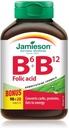 JAMIESON B6 + B12 FOLIC ACID TABS 110'S
