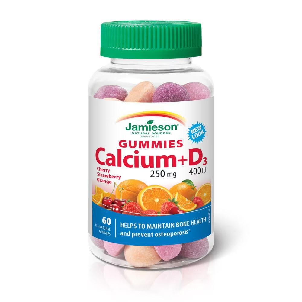 [JPR-0163] JAMIESON CALCIUM + D3 GUMMIES 60'S