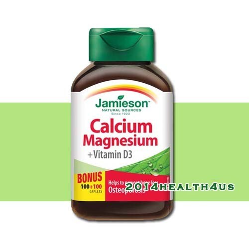 [JPR-0164] JAMIESON CALCIUM MAGNESIUM +VITAMIN D3 CAPLETS 200'S