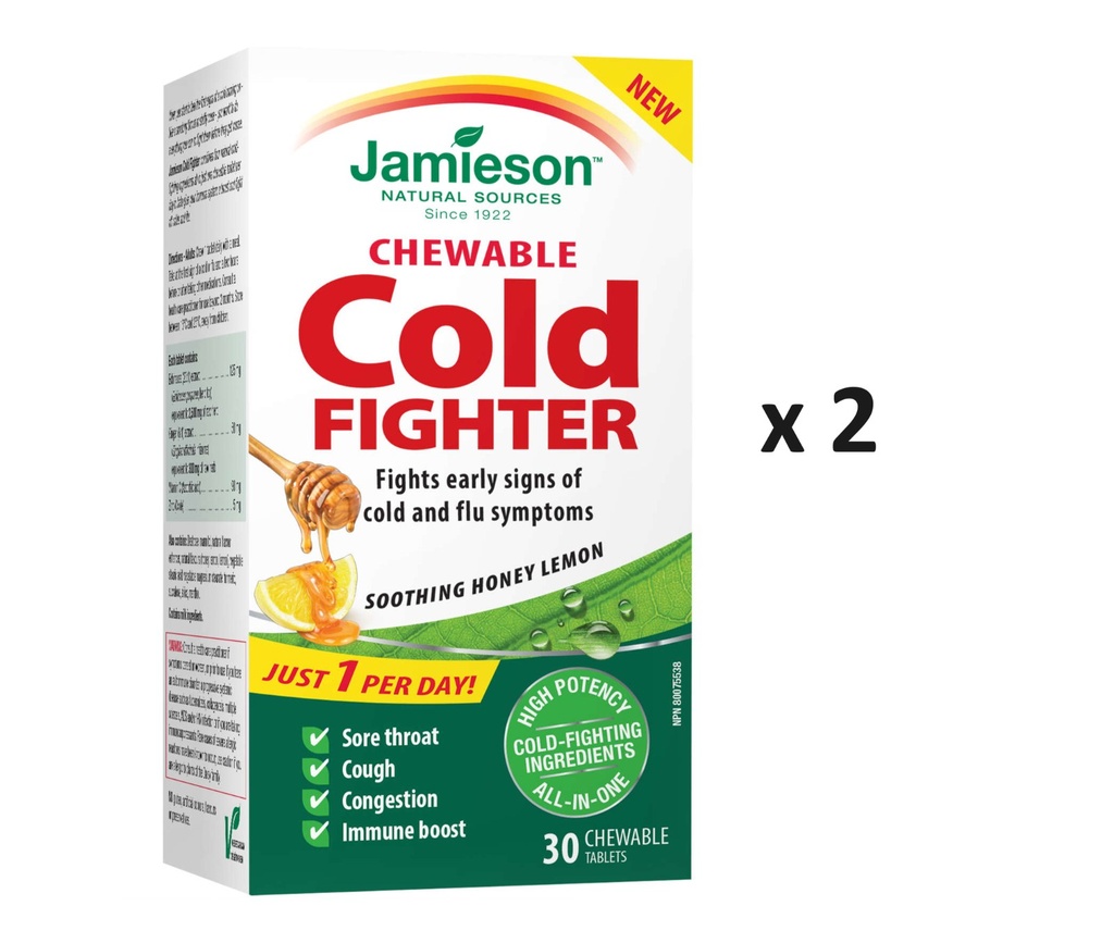 [JPR-0170] JAMIESON COLD FIGHTER CHEWABLE TABLETS 30'S