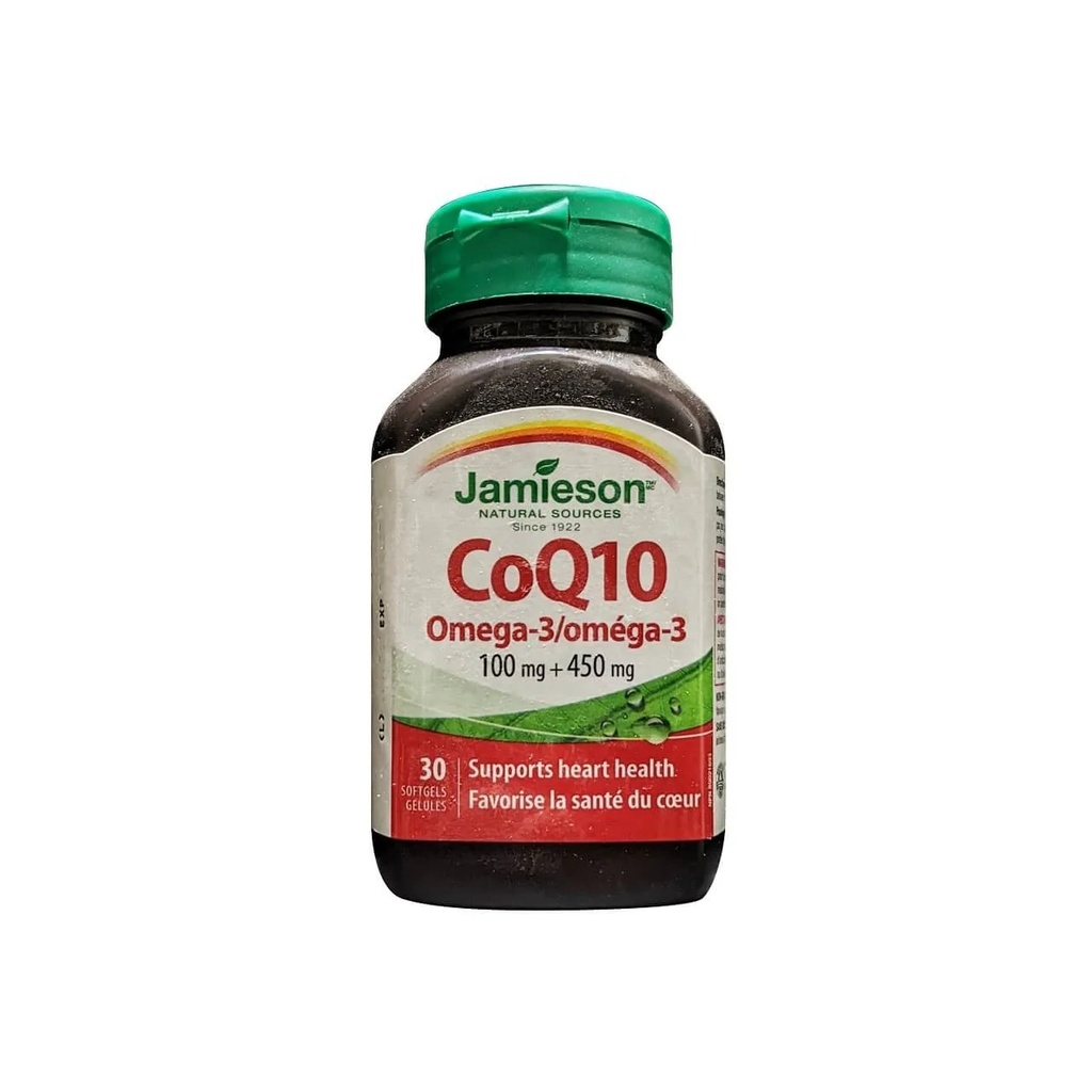 [JPR-0174] JAMIESON COQ10+OMEGA-3 SOFTGELS 30'S