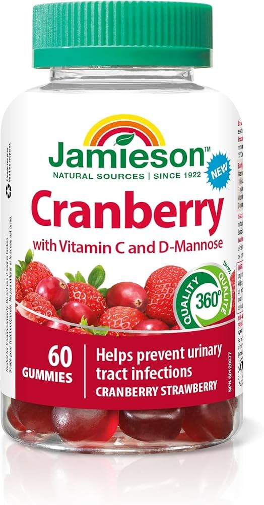 [JPR-0175] JAMIESON CRANBERRY C+D GUMMIES 60'S