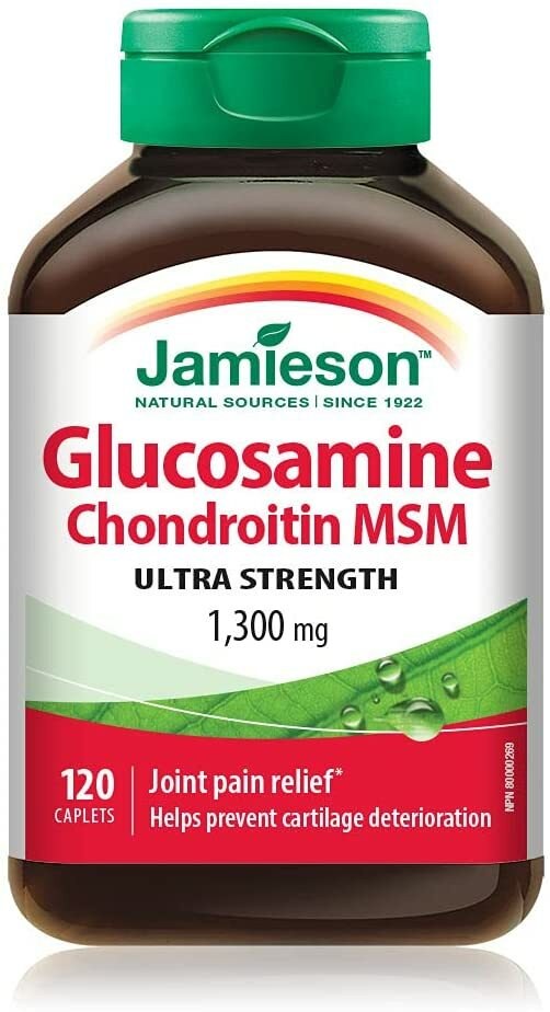 [JPR-0181] JAMIESON GLUCOSAMINE CHONDROITIN MSM CAPLETS 120'S
