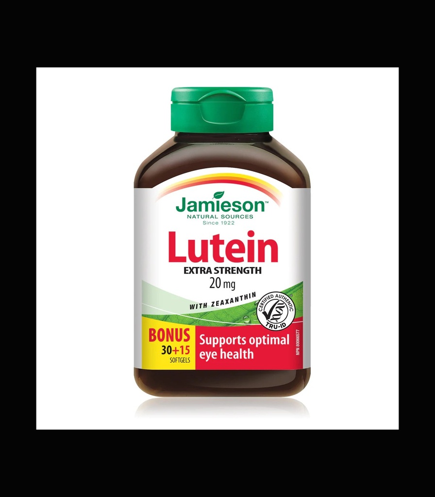 [JPR-0185] JAMIESON LUTEIN 20MG SOFT GEL S 45'S
