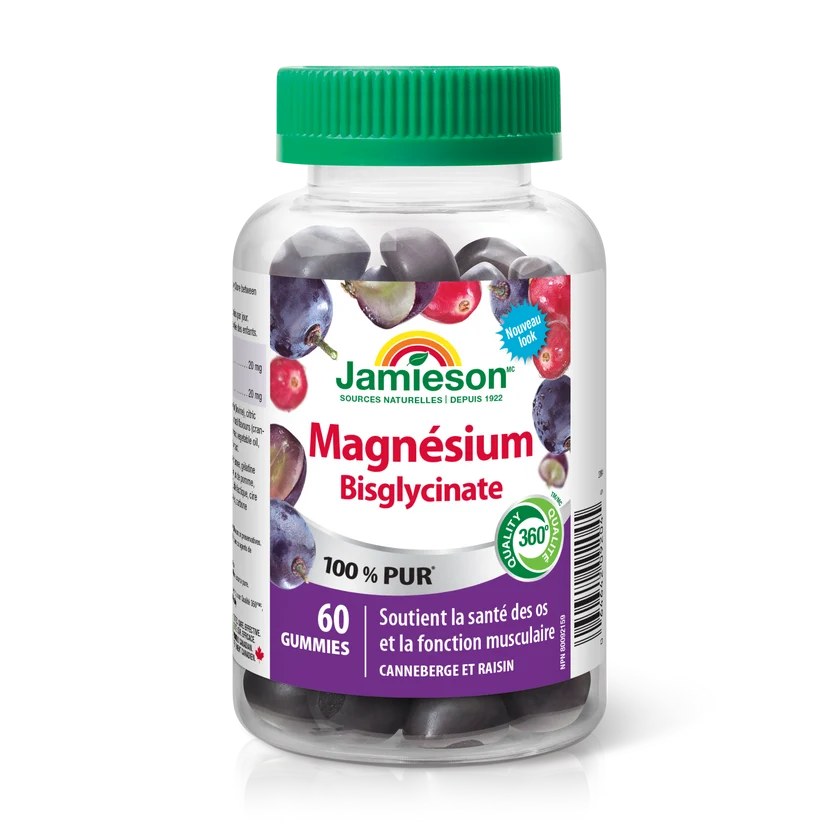 [JPR-0190] JAMIESON MAGNESIUM (BISGLYCINATE) GUMMIES 60'S