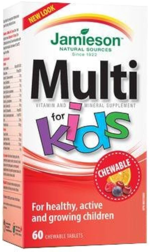 [JPR-0203] JAMIESON MULTI KIDS CHEWABLE TABLETS 60'S
