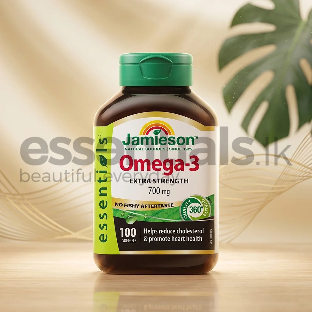 [JPR-0206] JAMIESON OMEGA 3 EXTRA STRENGTH 700MG SOFTGELS 100'S