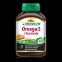 JAMIESON OMEGA 3+TURMERIC SOFTGELS 75'S