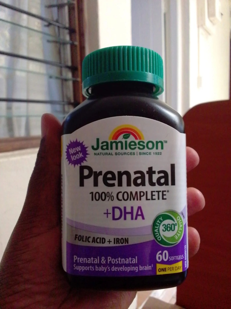 [JPR-0211] JAMIESON PRENATAL 100%+DHA SOFT GELS 60'S