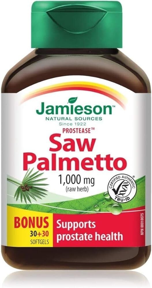 [JPR-0216] JAMIESON SAW PALMETTO 100MG SOFTGELS 60'S