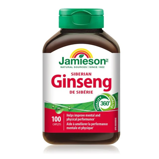 [JPR-0217] JAMIESON SIBERIAN GINSENG CAPLETS 100'S