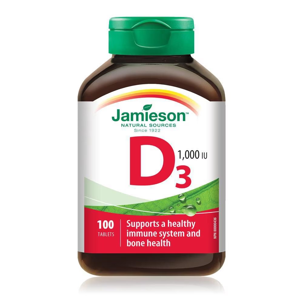 [JPR-0220] JAMIESON VITAMIN D3 1000 IU TABLETS 100'S