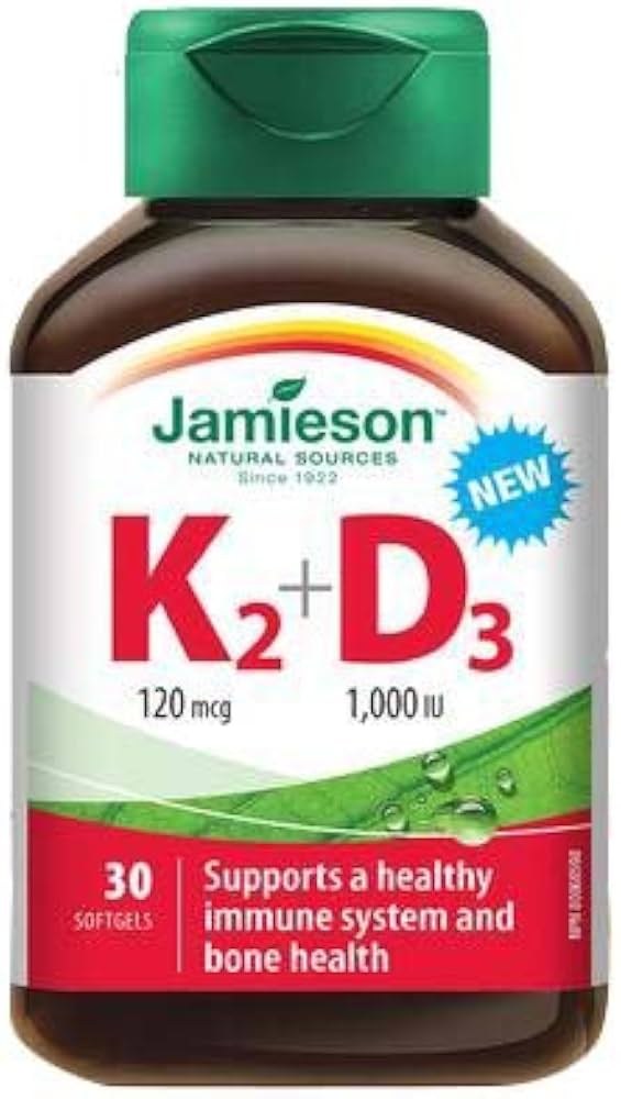 [JPR-0222] JAMIESON VITAMIN K2+D3 SOFTGELS 30'S