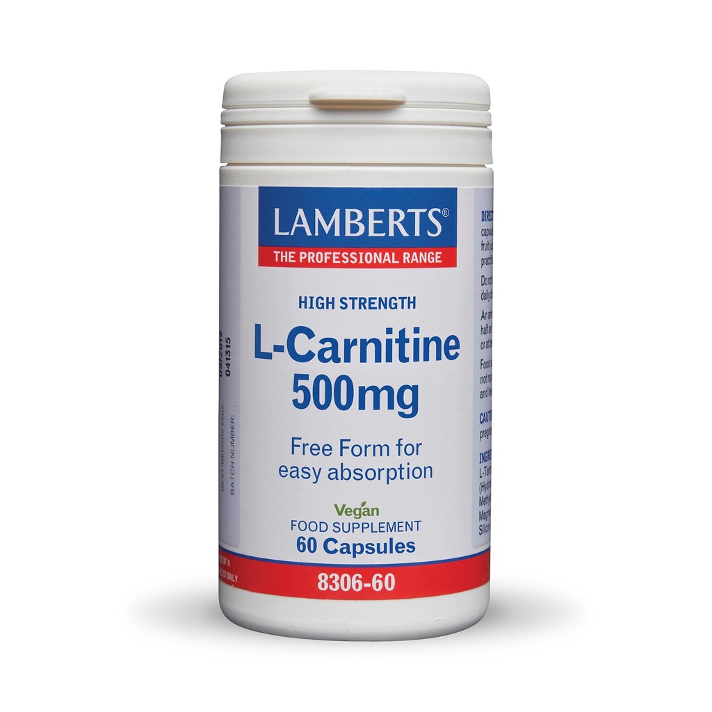[JPR-0230] LAMBERTS LCARNITINE 500MG CAPS 60'S