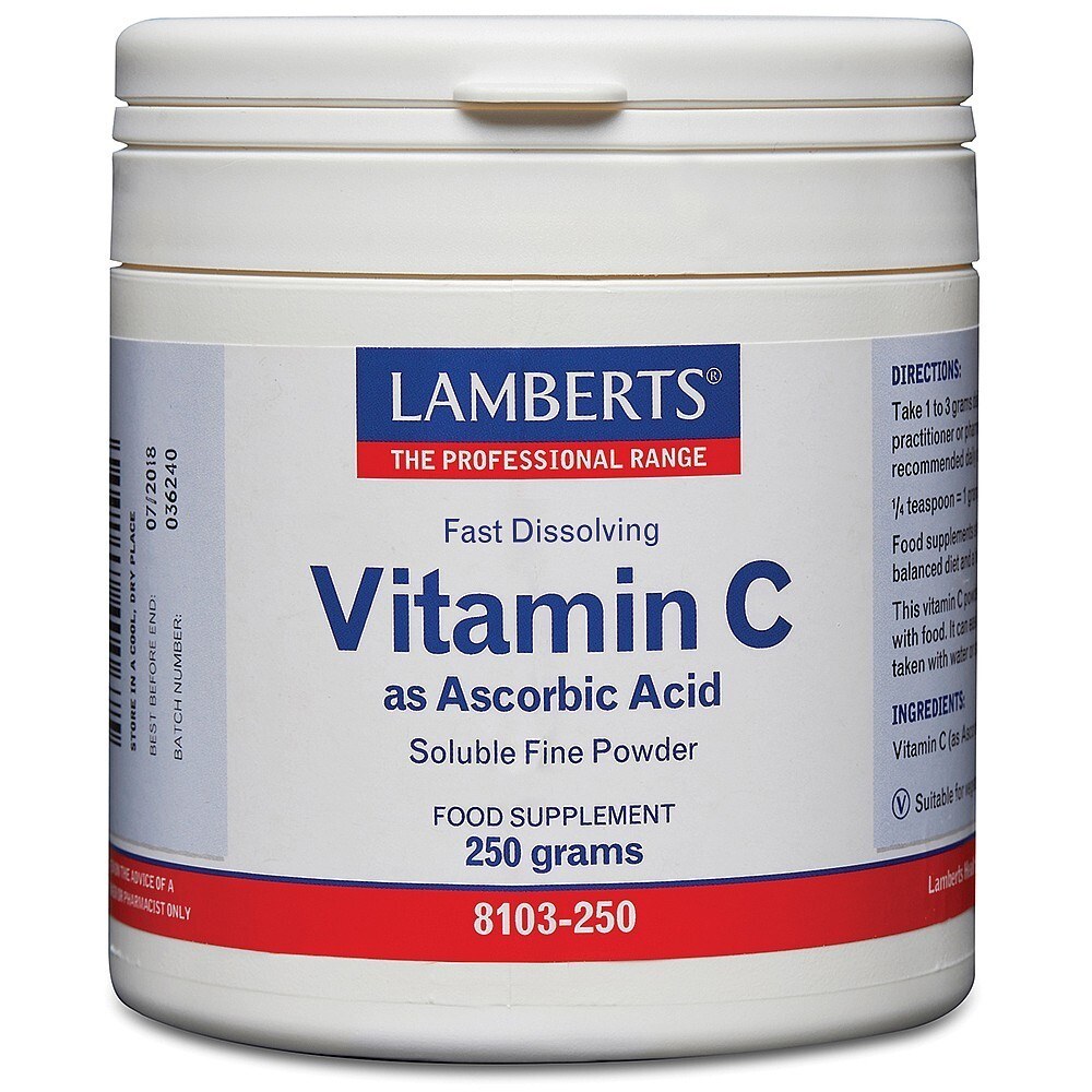 [JPR-0241] LAMBERTS VITAMIN C ASCORBIC ACID 250G