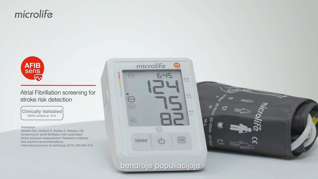 [JPR-0244] MICROLIFE BP B3 AFIB S-VII BLOOD PRESSURE MONITOR
