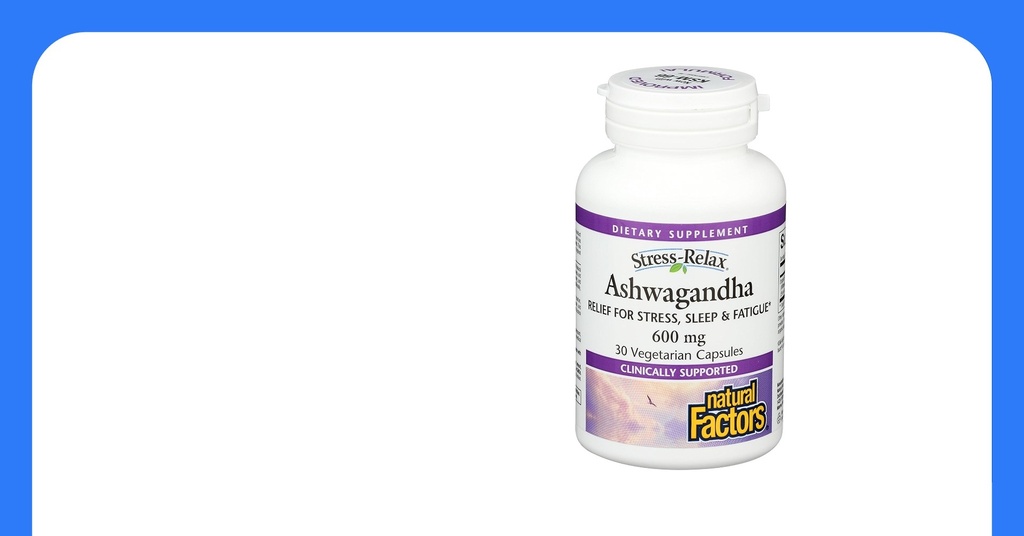 [JPR-0253] NATURAL FACTORS ASHWAGANDHA 600MG CAP 30'S