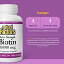 NATURAL FACTORS BIOTIN 10000MCG CAP 60